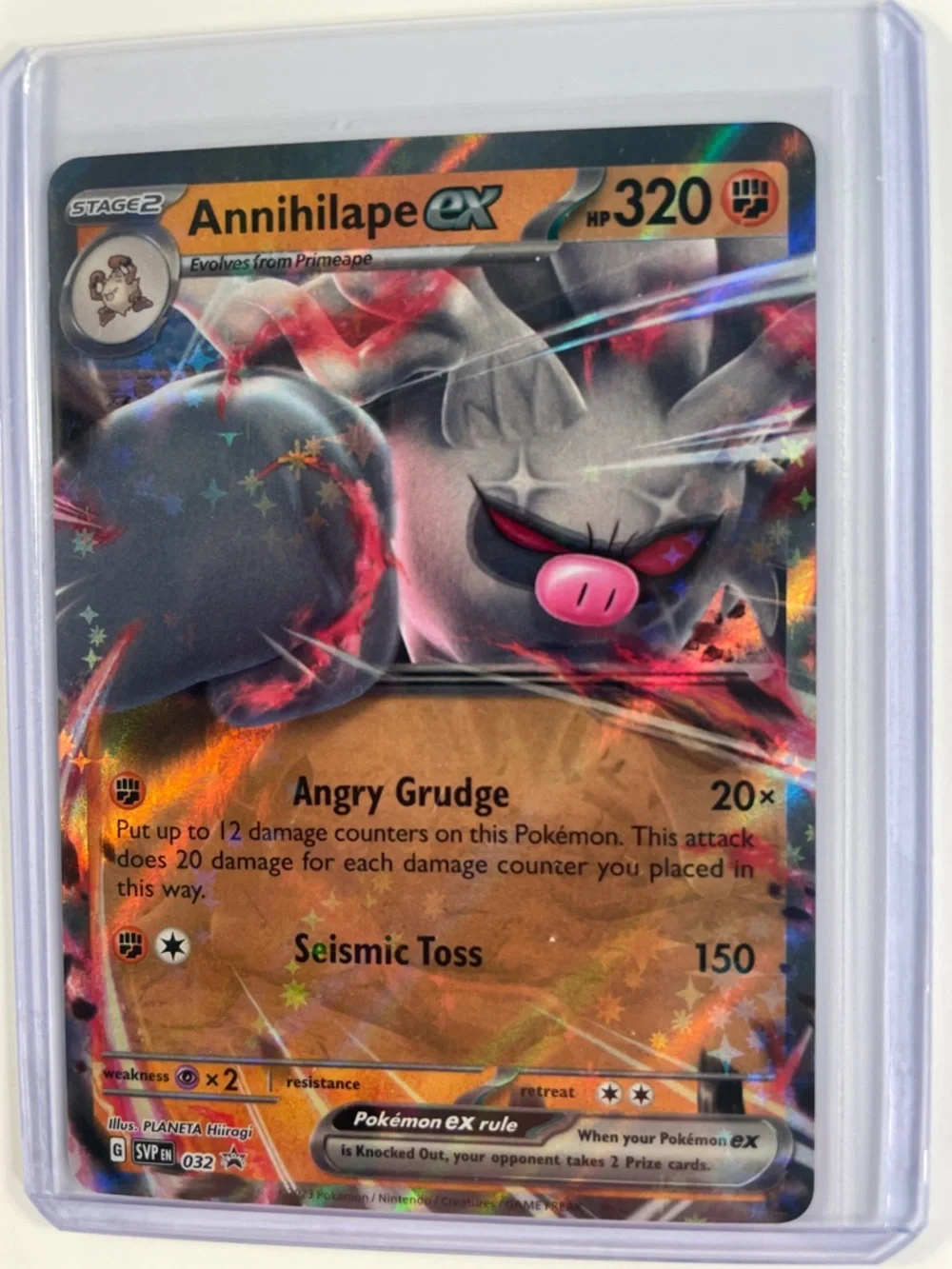 Pokémon EX Lot - Annihilape, Ho-Oh, Koraidon, Mega Lucario, Voltorb and Zapdos - Picture 2 of 8